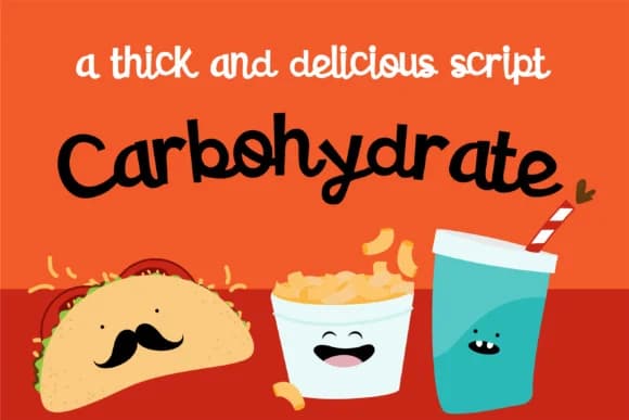 Carbohydrate Font by Illustration Ink — Script Handwritten Font