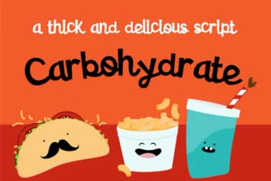 Carbohydrate Font by Illustration Ink — Script Handwritten Font — thumbnail 1