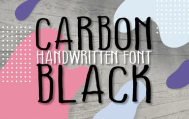 Carbon Black Font by SkyClick — Script Handwritten Font — thumbnail 1
