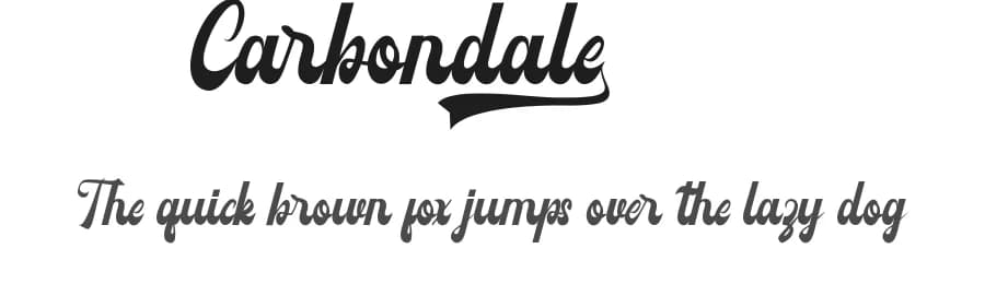 Carbondale by Noah Type — Script Handwritten Font