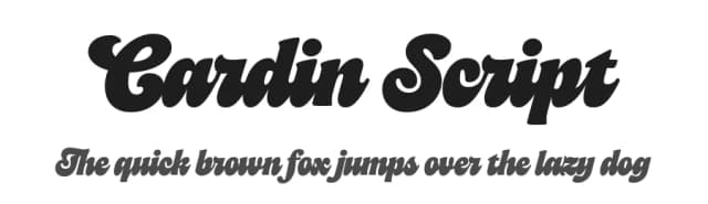 Cardin Script by Ilham Herry — Script Handwritten Font