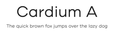 Cardium A by Yellow Design Studio — Sans Serif Font — thumbnail 1