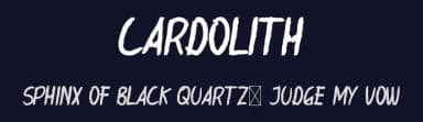 Cardolith by Edric Studio — Script Handwritten Font — thumbnail 2