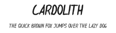 Cardolith by Edric Studio — Script Handwritten Font — thumbnail 1