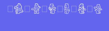 Care Bears by Iacy — Dingbats Font — thumbnail 3