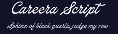 Careera Script by Måns Grebäck — Script Handwritten Font — thumbnail 2