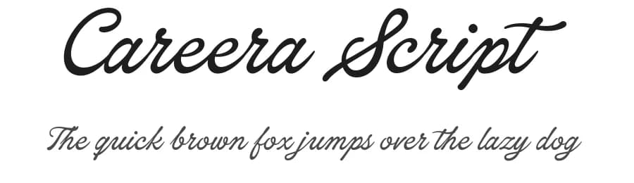 Careera Script by Måns Grebäck — Script Handwritten Font