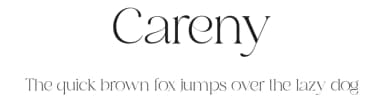 Careny by Salamahtype.com — Serif Font — thumbnail 1