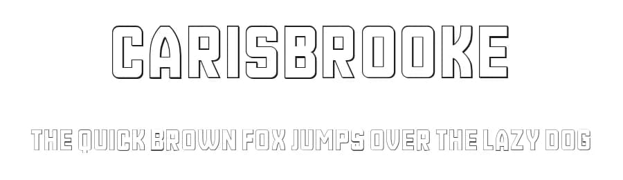 Carisbrooke by Vladimir Nikolic — Sans Serif Font