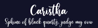 Caristha by Abo Daniel Studio — Script Handwritten Font — thumbnail 2