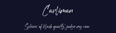 Carliman by Balpirick Studio — Script Handwritten Font — thumbnail 2