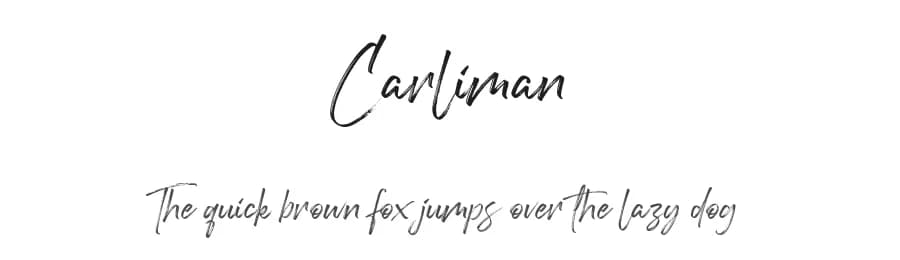 Carliman by Balpirick Studio — Script Handwritten Font
