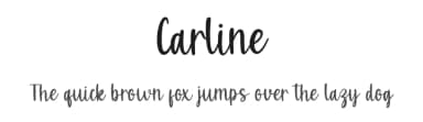 Carline by Graphix Line Studio — Script Handwritten Font — thumbnail 1