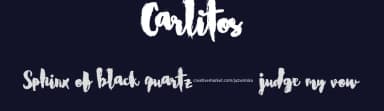 Carlitos by Katsia Jazwinska — Script Handwritten Font — thumbnail 2