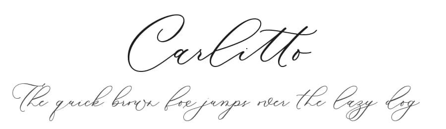 Carlitto by Four Lines — Script Handwritten Font