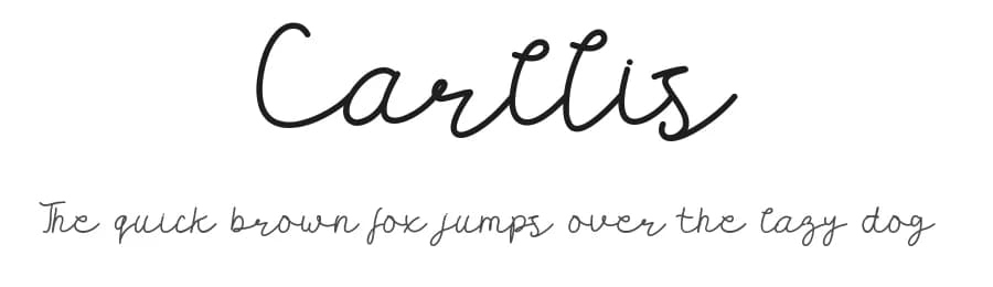 Carllis by Edric Studio — Script Handwritten Font