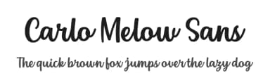 Carlo Melow Sans by 7NTypes — Script Handwritten Font — thumbnail 1