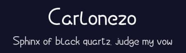 Carlonezo by Chandra Chandro — Script Handwritten Font — thumbnail 2