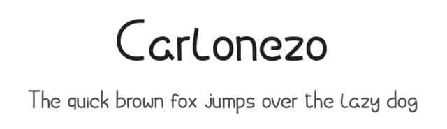 Carlonezo by Chandra Chandro — Script Handwritten Font