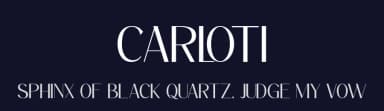 Carloti by Din Studio — Sans Serif Font — thumbnail 2