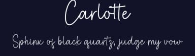 Carlotte by Wahyu Studio — Script Handwritten Font — thumbnail 2