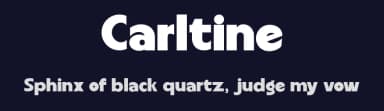 Carltine by Muksal Creative — Sans Serif Font — thumbnail 2