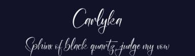 Carlyka by Integritype Studio — Script Handwritten Font — thumbnail 2