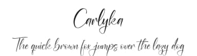 Carlyka by Integritype Studio — Script Handwritten Font — thumbnail 1