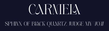 Carmela by ToniStudio — Sans Serif Font — thumbnail 2