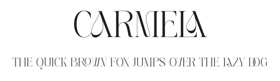 Carmela by ToniStudio — Sans Serif Font