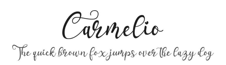 Carmelio by RT Studio — Script Handwritten Font