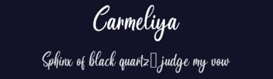 Carmeliya by Makashi — Script Handwritten Font — thumbnail 2