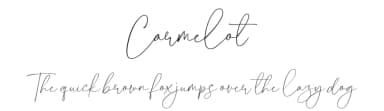Carmelot by Ramli Setiadi — Script Handwritten Font — thumbnail 1