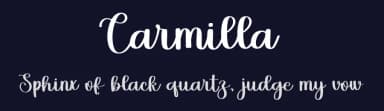 Carmilla by FreshtypeINK — Script Handwritten Font — thumbnail 2