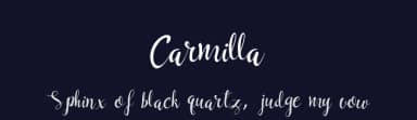 Carmilla by Faldy Kudo — Script Handwritten Font — thumbnail 2