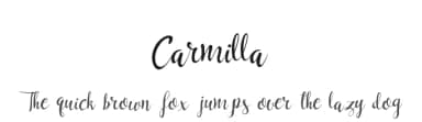Carmilla by Faldy Kudo — Script Handwritten Font — thumbnail 1