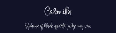 Carmillos by selawetype — Script Handwritten Font — thumbnail 2