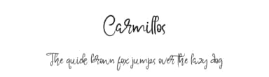 Carmillos by selawetype — Script Handwritten Font — thumbnail 1