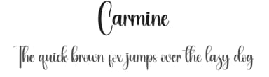 Carmine by Andi Moz — Script Handwritten Font — thumbnail 1