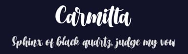 Carmitta by Ikrar Bey Khubaib — Script Handwritten Font — thumbnail 2