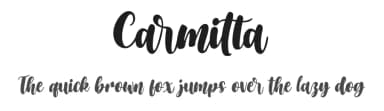 Carmitta by Ikrar Bey Khubaib — Script Handwritten Font — thumbnail 1