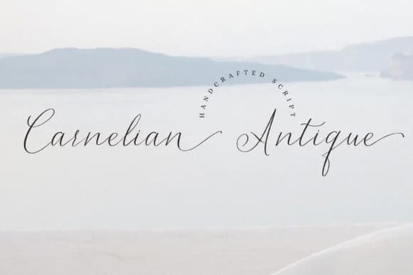 Carnelian Antique Font by Primafox Design — Script Handwritten Font