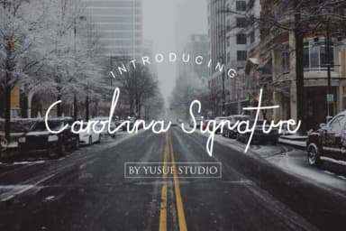 Carolina Signature Font by hidayart94 — Script Handwritten Font — thumbnail 3