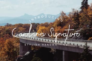 Carolina Signature Font by hidayart94 — Script Handwritten Font — thumbnail 8