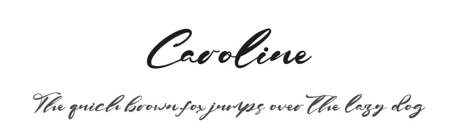 Caroline by Staircase Studio — Script Handwritten Font