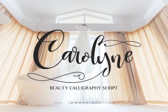 Carolyne Font by lemoncraft — Script Handwritten Font — preview 1