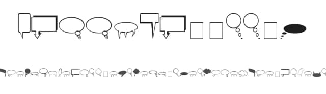 Carr Balloons by Alan Carr — Dingbats Font