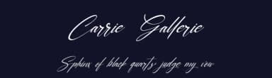 Carrie  Gallerie by Kong Font — Script Handwritten Font — thumbnail 2