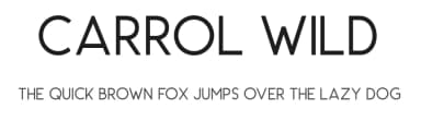 Carrol Wild by Saridezra — Sans Serif Font — thumbnail 1