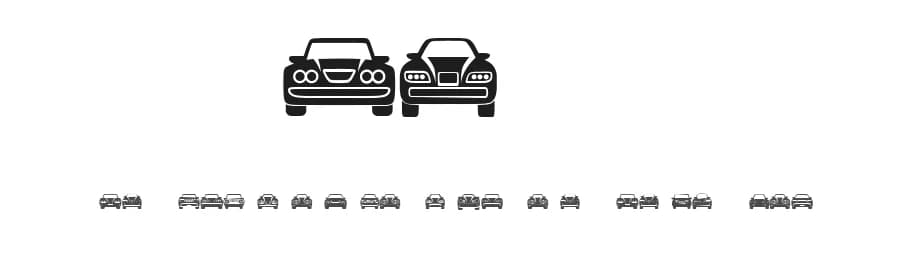 Cars by Vladimir Nikolic — Dingbats Font